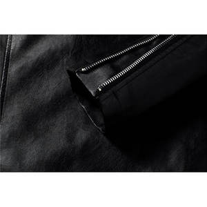 Fabricant de vestes en cuir pour hommes avec logo personnalisé en gros, OEM/ODM, vestes en cuir véritable pour motards, bombardiers et streetwear - Product Image 6