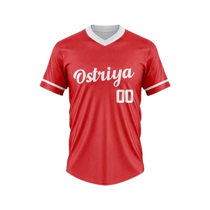 Camisetas de Béisbol con Impresión Personalizada, Transpirables, Servicio OEM, Ropa de Equipo, Precio al por Mayor 2026, Camisetas con Impresión Digital, Manga Corta, Frente - Product Image 1
