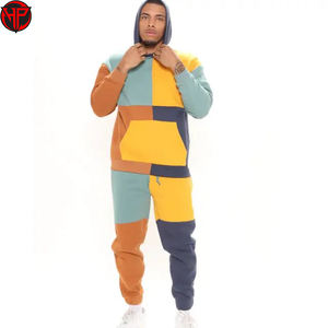 Venta al por mayor de chándales personalizados para hombre, chándal de felpa francesa, chándal, conjuntos Unisex, ropa deportiva para hombre, conjunto con capucha - Product Image 1