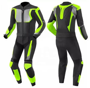 ชุดแข่งรถมอเตอร์ไซค์หนังแท้กันน้ำระบายอากาศสไตล์ใหม่ OEM คุณภาพดีที่สุดสำหรับฤดูหนาว เหมาะสำหรับผู้ชาย - Product Image 4