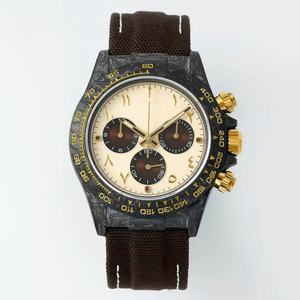 Reloj deportivo automático de fibra de carbono personalizado especial DIW 4130 de lujo, reloj de hombre de caucho - Product Image 5