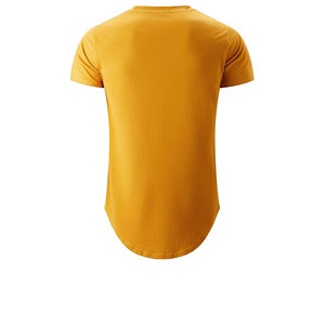 Camiseta Larga de Punto de Algodón 100% Puro, Más Vendida, con Logotipo Personalizado, Alta Calidad, Ecológica, Unisex, Estilo Urbano Hip Hop - Product Image 2