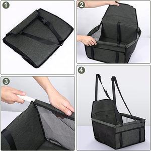 <b>Dog</b> <b>Car</b> <b>Seat</b> Folding Washable Pet <b>Car</b> Booster <b>Seat</b> Travel Carrier Cage Oxford Breathable Travel Bags for <b>Dogs</b> Cats <b>Small</b> Pet - Product Image 4