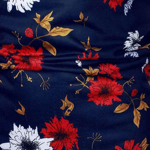 Camiseta Deportiva para Hombre |   Logotipo con Colores Personalizables |   Diseño Floral Botánico de Impresión Digital |   Transpirable, de Secado Rápido, Informal - Product Image 6