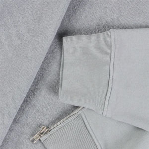 OEM Full <b>Zip</b> <b>up</b> Heavyweight Custom Logo French Terry Cotton 450GSM 100% Cotton <b>Crop</b> Oversized Men basics <b>Hoodie</b> - Product Image 5