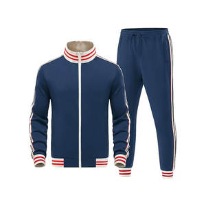 ชุดวอร์มลำลองสำหรับผู้ชายชุดวอร์มขนแกะสองชิ้นสำหรับวิ่งออกกำลังกายและสตรีทสไตล์สีเขียว - Product Image 1