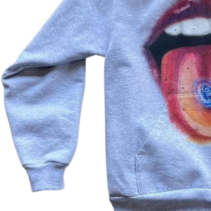 Sweat à capuche 100% coton avec logo personnalisé pour hommes sweat à capuche sérigraphié d'hiver à motif solide et lourd - Product Image 3