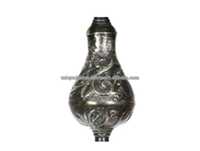 Chichas égyptiennes Farida en laiton de silvriwer artisanal antique, mini, style luxe personnalisé, oxyde d'argent, type courbé, techniques de laque, pour cafés de chicha