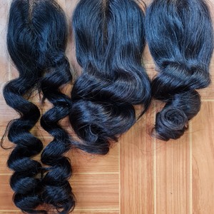 ผมดิบแท้แบบไม่ผ่านกระบวนการผมคนเวียดนามมัดผมเป็นลอนสองชั้น - Product Image 5