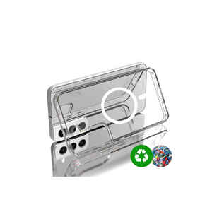 Étui de chargement sans fil en silicone transparent de qualité supérieure Netzy Safa Tacsafe Series pour Samsung pour Galaxy S22 Compatible Realme Poco - Product Image 2