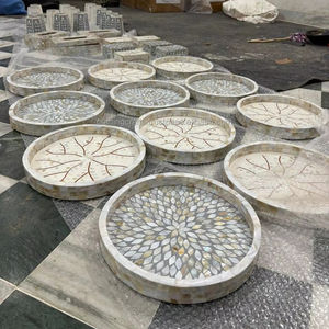 Bandejas Rectangulares de Madreperla Ecológicas, Novedad Más Vendida, de Alta Calidad, Hechas a Mano, con Efecto Degradado, Estilo Antiguo - Product Image 1