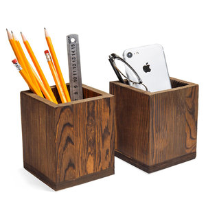 Kejea muestra gratis estudiante portalápices de madera organizador de escritorio papelería oficina escuela - Product Image 5