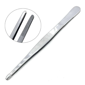 Pinzas de Precisión de Acero Inoxidable de Alta Calidad para Manipular Vendajes y Gasa, Instrumento Quirúrgico Ligero y Fácil de Usar - Product Image 1