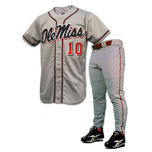 Vêtements de sport de baseball personnalisés en gros, impression intégrale, maillot unisexe, sublimation numérique, respirant, séchage rapide, personnalisé - Product Image 2