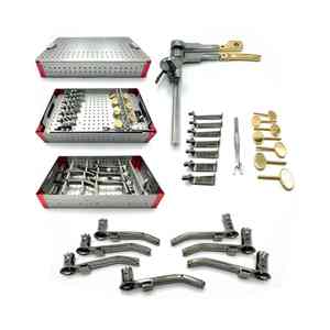 Retractor de discectomía lumbar cervical, cirugía espinal, juego de instrumentos de fijación espinal interna, acero inoxidable, Caronia quirúrgico - Product Image 6