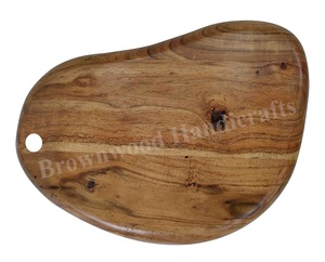 Tabla de cortar de madera de mango de calidad sólida superventas tabla de cortar segura para alimentos de gran oferta para Preparación y servicio de alimentos - Product Image 6
