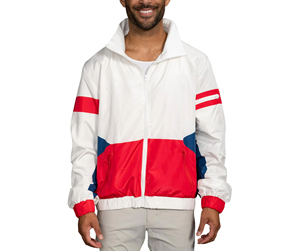 Chaqueta Cortavientos Deportiva Impermeable con Forro de Malla Personalizado, Chaqueta Cortavientos de Nailon de Talla Grande - Product Image 1