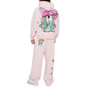 Ensemble de survêtement homme en molleton tissé vintage de haute qualité, coupe ample, 100% coton, séchage rapide, 400g, style boxy - Product Image 3