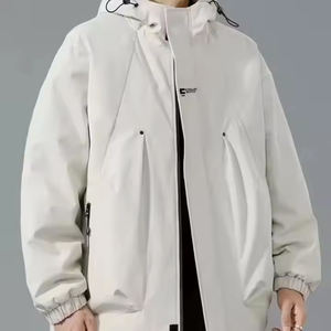 Veste varsity softshell pour homme XXL avec col roulé, fermeture éclair, design imprimé - OEM personnalisé, imperméable pour l'hiver - Product Image 1