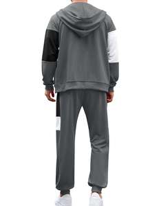 Su propio personalizado 2024 Unisex 100% algodón ecológico ligero sólido con capucha Casual invierno transpirable chándal - Product Image 3