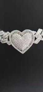 Cadena de tenis de diamante cultivada en laboratorio VVS Clarity de oro macizo de 10K, 14K, 18K, más vendida, para bodas y regalos, directa desde la India - Product Image 3