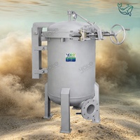 Boîtier de filtre à sac à serrage rapide antirouille pour la désalinisation de l'eau de piscine, la purification des eaux souterraines, la filtration de la boue et du sable