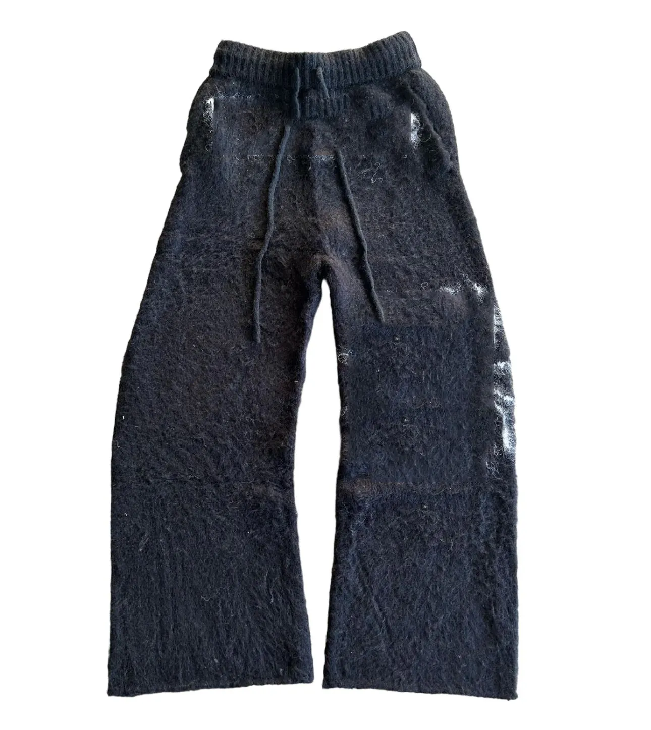 Custom Design And Logo Embroidered Cargo Multi Pockets Acid Washed Ripped Ankle Vintage Denim Jeans Pants Trouser