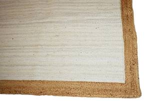 Alfombra de yute rectangular de diseño moderno hecha a mano 100% alfombra de diseñador trenzada natural para niños de oficina en casa. Viaje picnic personalizado único - Product Image 3