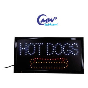 LED Hot <b>Dogs</b> Display <b>Sign</b> for Business - Assorted Colors - Product Image 2