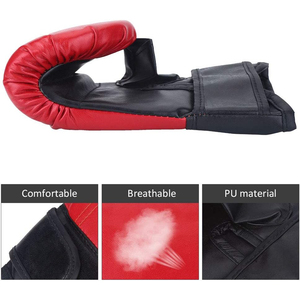 Top à la mode léger respirant glissé couleur Kick gants de boxe meilleure qualité en cuir véritable Sublimation équipement d'arts martiaux - Product Image 5