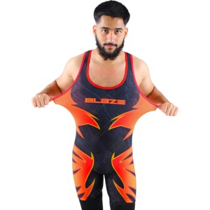 Sublimación personalizada Wrestling Singlets Hombres Custom Wrestling Singlets Pakistán Hecho de alta calidad Wrestling Singlets transpirable - Product Image 2