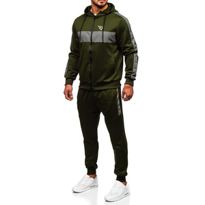 Conjunto Deportivo de Invierno para Hombre de Alta Calidad, Personalizado, 100% Poliéster, Transpirable, de Secado Rápido, Manga Larga, con Cremallera Completa y Capucha - Product Image 5