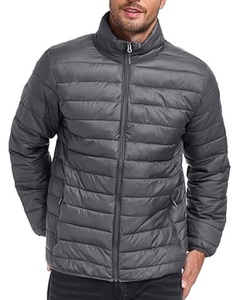 Chaqueta Acolchada de Marca Privada ODM para Hombre, Nuevo Estilo, Chaqueta de Burbujas de Invierno con Cierre, Cuello Alto de Algodón - Product Image 2