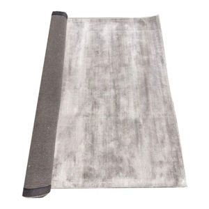 Tapis rectangulaire tissé à la main au meilleur prix tapis en viscose de couleur avoine en peluche nouvelle dernière vente de décoration de sol décorative - Product Image 2
