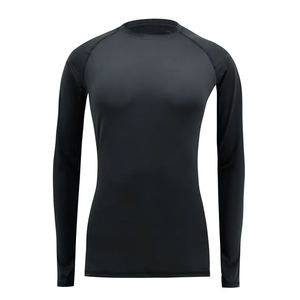 Women's Eco-Friendly <b>Long</b> <b>Sleeve</b> Sports <b>Top</b> Plus Size Fitness Gym <b>Yoga</b> T-Shirt Made of Polyester Spandex - Product Image 2