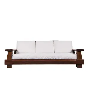 Современный элегантный диван для гостиной, Белая Подушка из тикового дерева, старый стиль, диван для дома, отеля, коттеджа, мебель