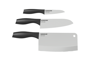 Sunhouse Eco Family 3-Piece Stainless Steel <b>Knife</b> <b>Set</b> Factory Direct <b>Sale</b> Made in Vietnam-KS-KN3E1 - Product Image 4