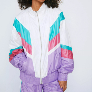 2025 Cortavientos elegante pantalón completo a través de cortavientos de nailon en lila-Personalizar colores, precios al por mayor, proveedor a granel - Product Image 1