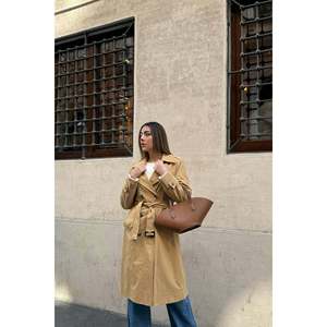 Manteau long à ceinture camel - Camel - Product Image 5