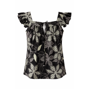 Blusa sin mangas con estampado floral para mujer, transpirable, informal, de corte regular, ligera, a la moda para verano, ropa al por mayor - Product Image 3