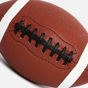 Balón de Fútbol Americano y Rugby de Tamaño Personalizado Excelente, Cuero de Primera Calidad con Costuras, Calidad Oficial para Partidos - Product Image 2