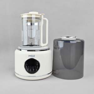 MIUI mélangeur silencieux professionnel à faible bruit insonorisé lait chauffant, soupe, mélangeur de smoothie silencieux pour la cuisine domestique 1.5L autonettoyant - Product Image 4