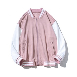 2024 personnalisé Chenille broderie Patch hommes hiver université vestes PU cuir manches Bomber Baseball Style broderie imprimé - Product Image 1