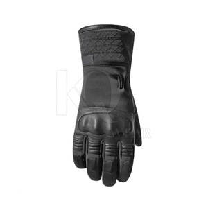 Gants de course d'hiver coupe-vent avec design en cuir souple à doigts entiers, sangle de poignet réglable - Fabriqué au Pakistan - Product Image 5