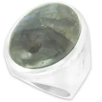 Bague cocktail pour femme en argent 925 avec moissanite taille ovale, sertie clos, style minimaliste, pour usage quotidien