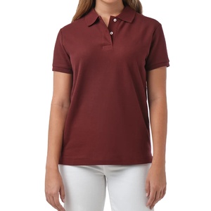 Nueva llegada de la mejor calidad 2025, camiseta Polo de dos botones a la moda para mujer, Camiseta deportiva para mujer con logotipo personalizado, camiseta Polo 2025 - Product Image 4