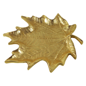 Bandeja de Servicio con Diseño de Hojas y Acabado de Color Moderno para Decoración del Hogar, Restaurantes y Hoteles - Product Image 4
