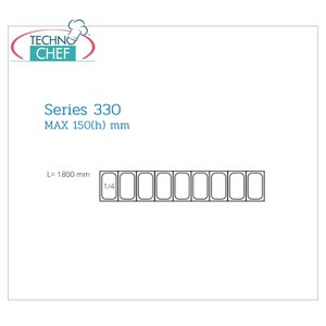 Vitrine Réfrigérée Commerciale en Acier Inoxydable de 180 cm de Long pour Ingrédients de Pizza, Équipement de Cuisine Professionnel pour 9 Bacs GN 1/4 - Product Image 2