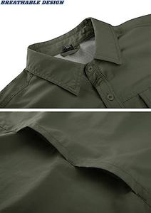 Diseñador de moda Casual Denim Jean Camisas de los hombres Directo de fábrica de algodón de manga larga Ropa elegante para los hombres - Product Image 4