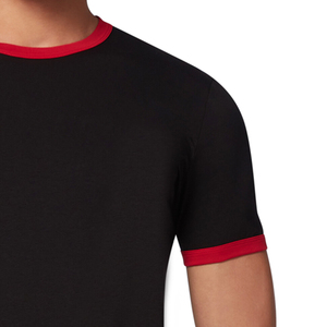 <b>Muscle</b> <b>Fitted</b> Ringer Tees Cotton Private Label Available Ringer Men's <b>T</b>-<b>shirts</b> Plain O-neck Comfortable Ringer <b>T</b> <b>shirts</b> - Product Image 5